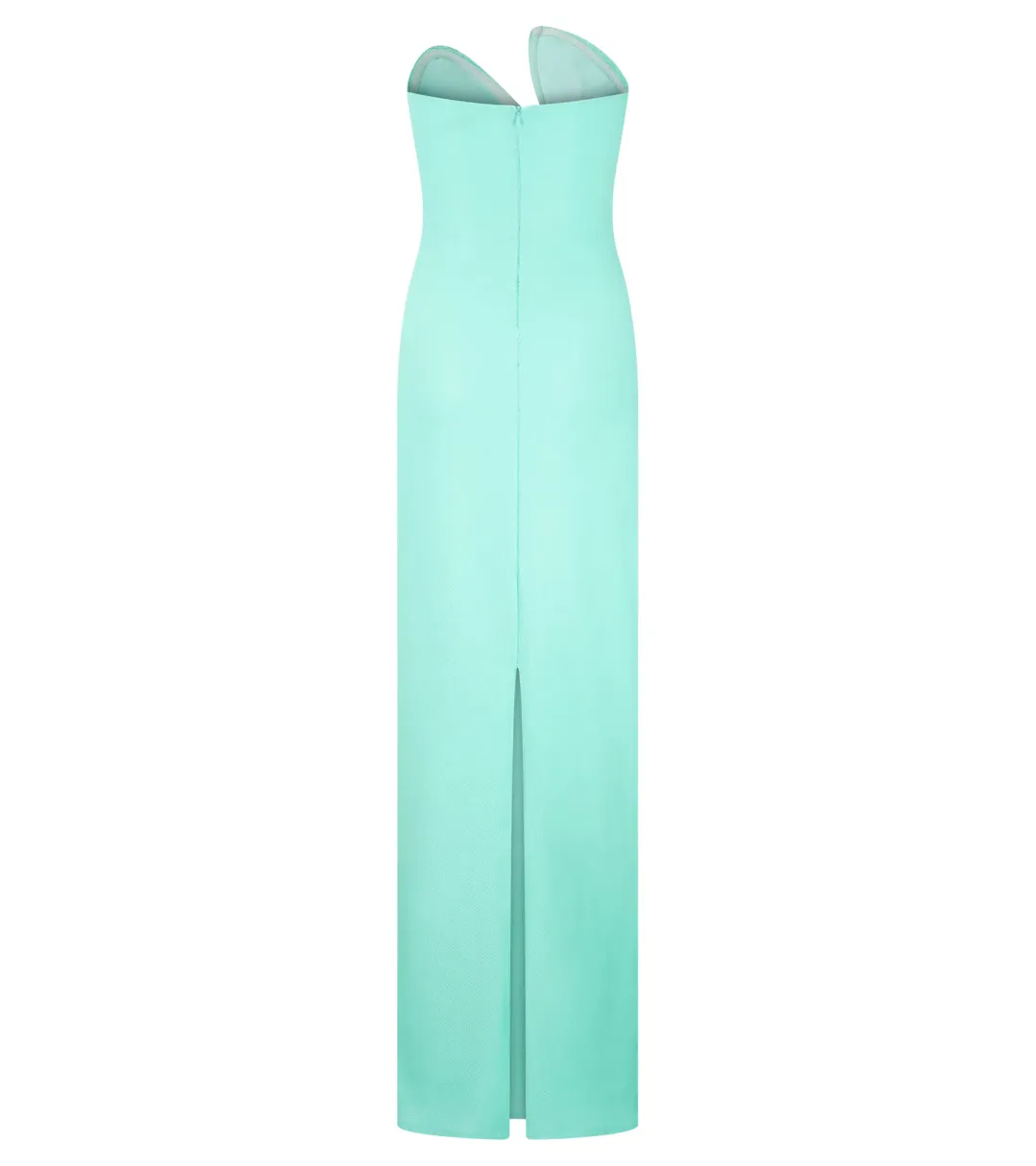 MESHKI - WINSTON Strapless Sequin Maxi Dress - Lagoon - Size S for rent on The Volte - main image