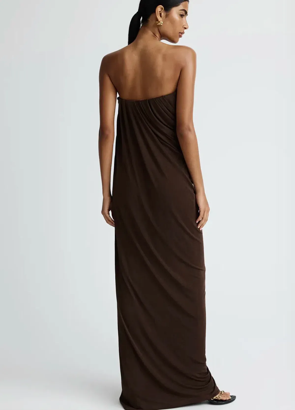 Anna Quan Zella Dress Espresso AU Size 8 - Image 2