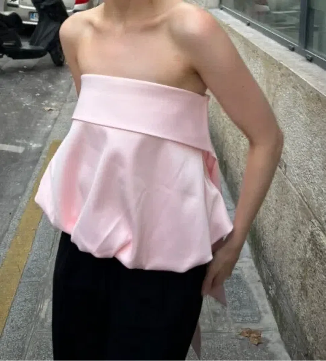 HARRIS TAPPER Eliza Top Baby Pink Size 6 AU for rent on The Volte - main image