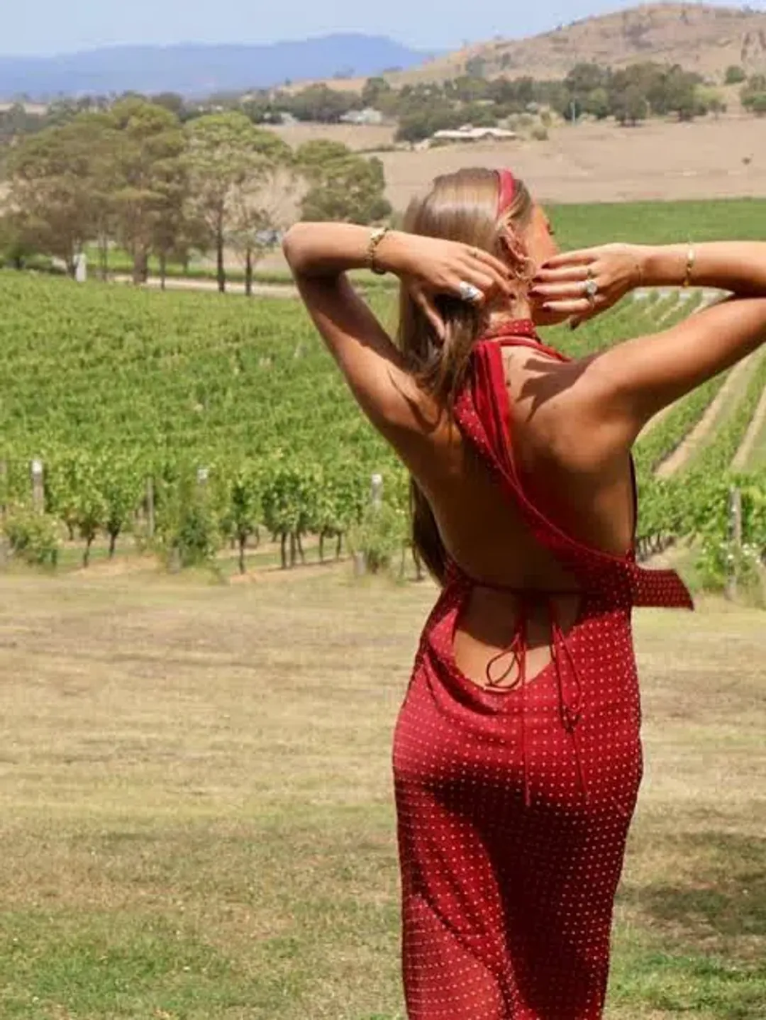 I Am Delilah Jasmine Maxi Wine Size S for rent on The Volte - main image