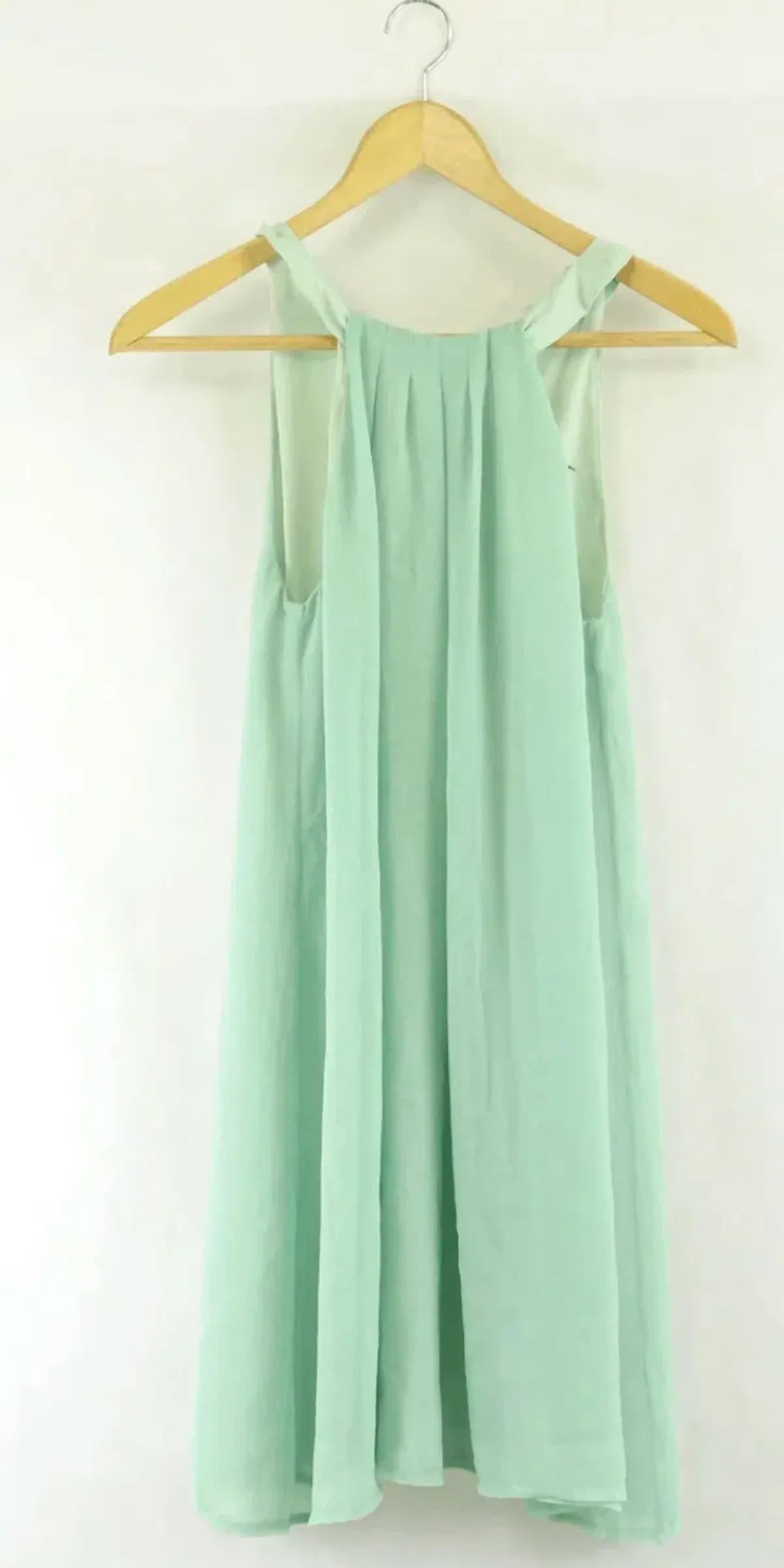 Pilgrim Mint Green Sleeveless Shift Dress – Size 8 - Image 1