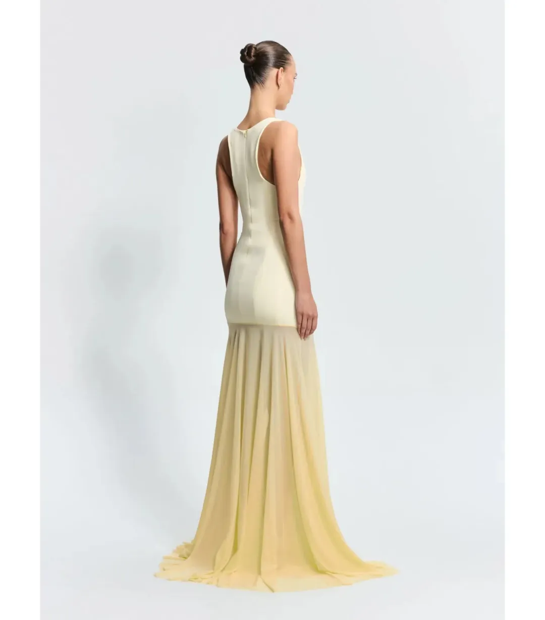 Effie Kats - Odessa Maxi Gown - Lemon - Size L (12) for rent on The Volte - main image