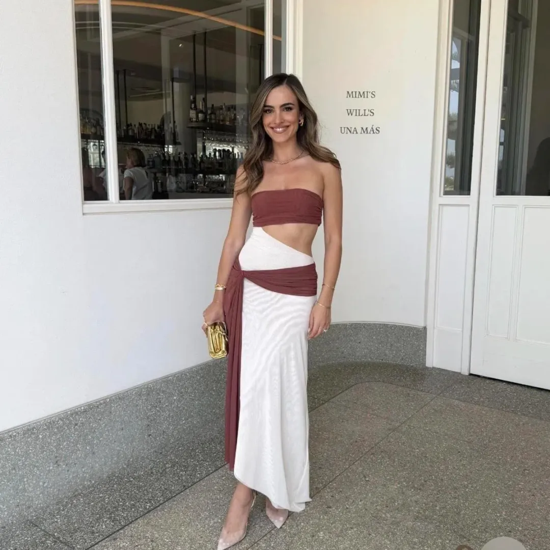 Bec and Bridge Ayla Strapless Dress Butter Cream Size 8 for rent on The Volte - main image