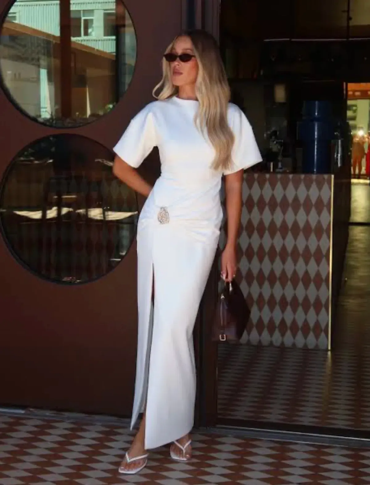 ELIYA THE LABEL ALDO DRESS WHITE - S - Image 5