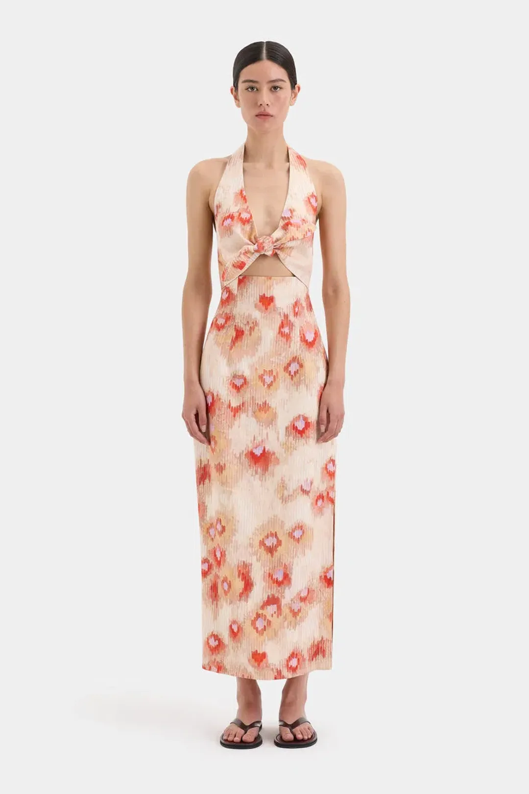 Sir The Label Fiorella Midi Dress size 2 / 10 for rent on The Volte - main image