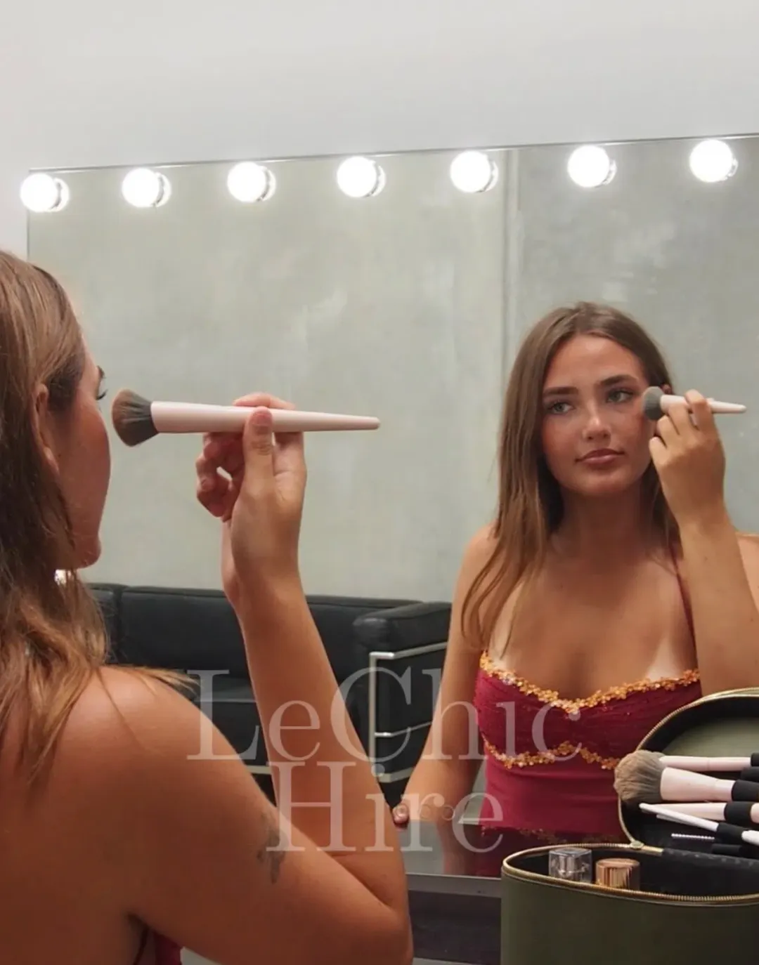 I AM DELILAH | JEMIMA MIDI SET | WINE | SIZE S (AU 8) for rent on The Volte - main image