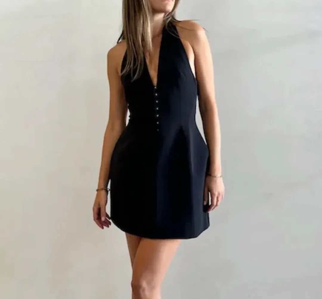 Petra Mini Dress, Black - CAMILLA AND MARC for rent on The Volte - main image