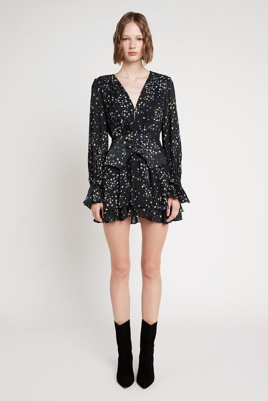 Aje Ainsley Dress Print Size 8 for rent on The Volte - main image