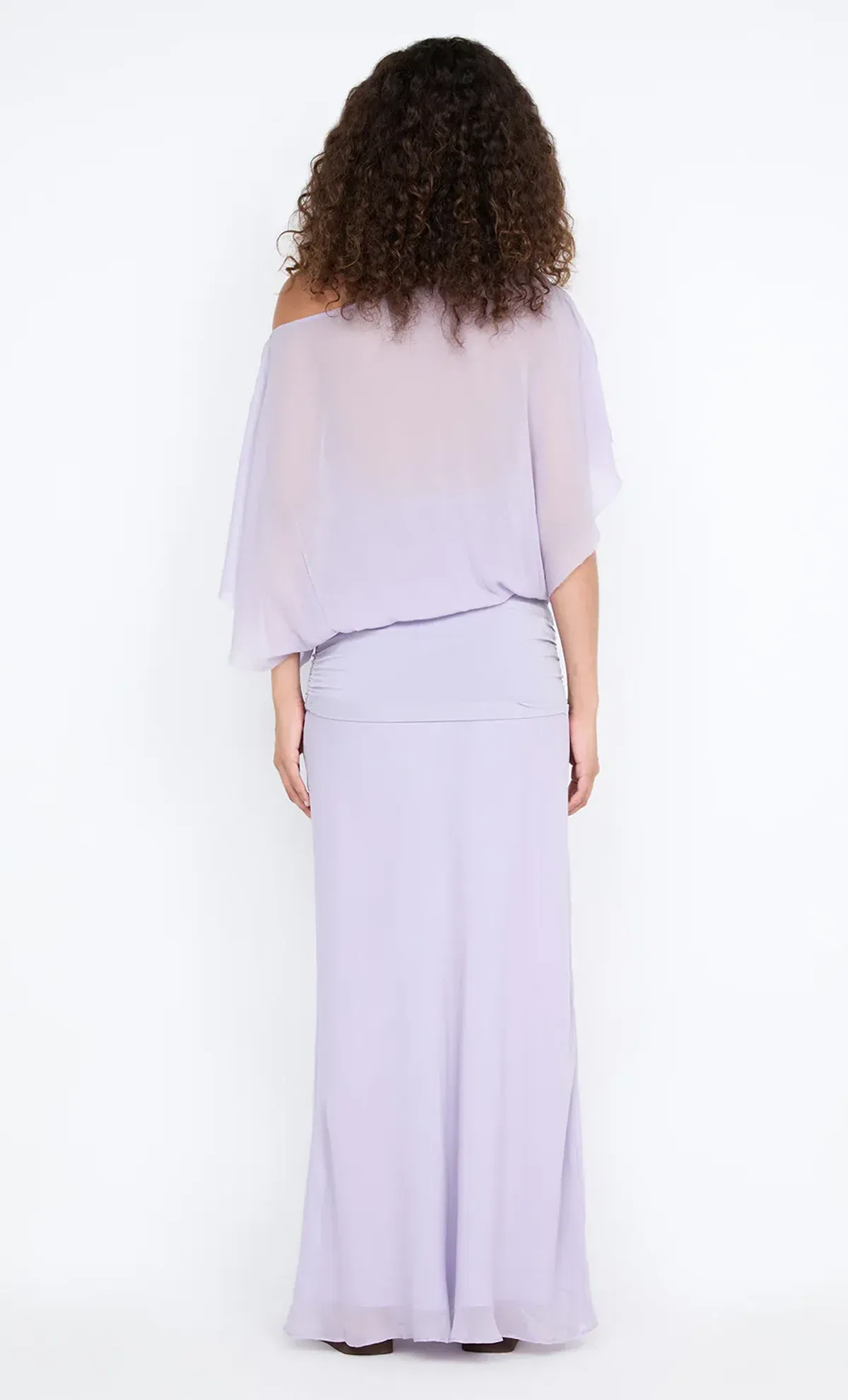 Delilah Overlay Maxi Dress in Wisteria.  - Image 3