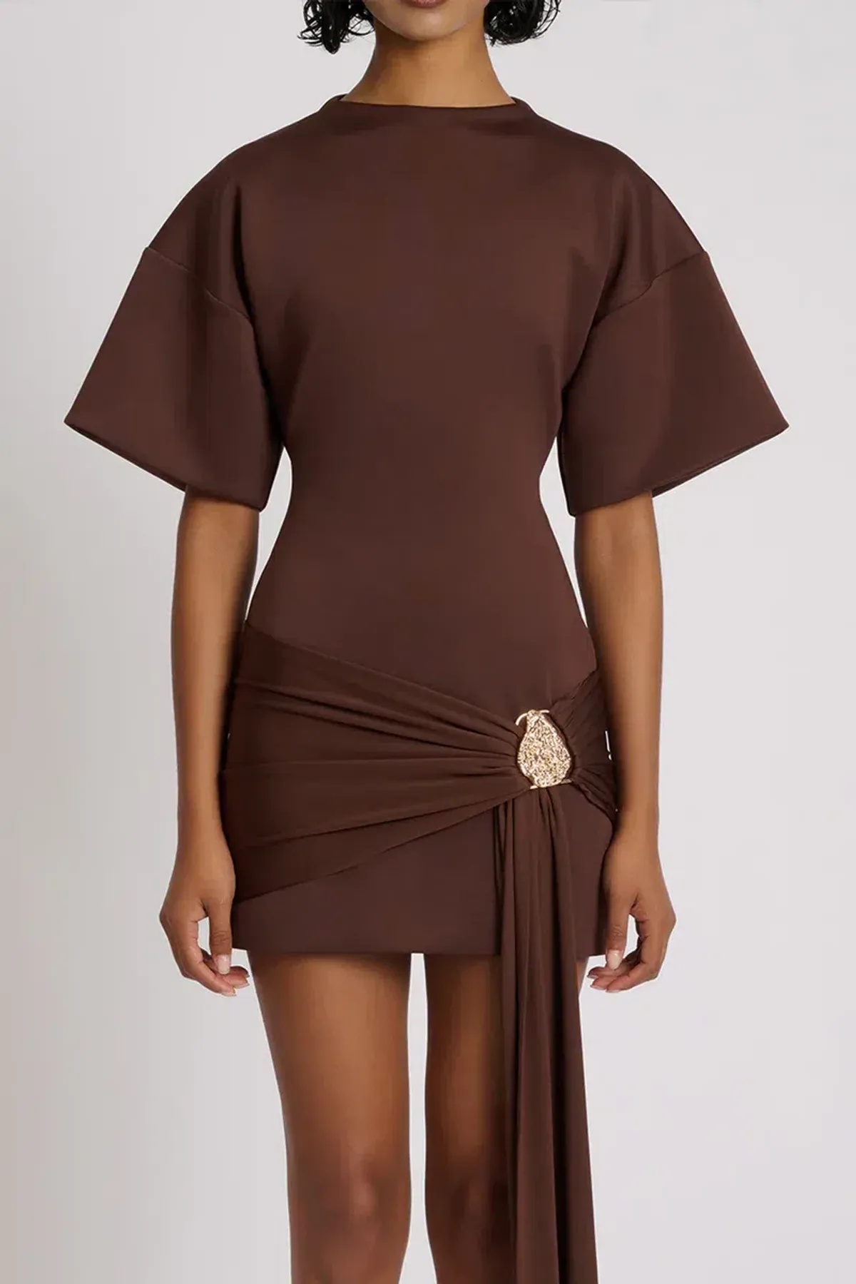 Eliya the Label Maxine Dress - Chocolate - Image 4