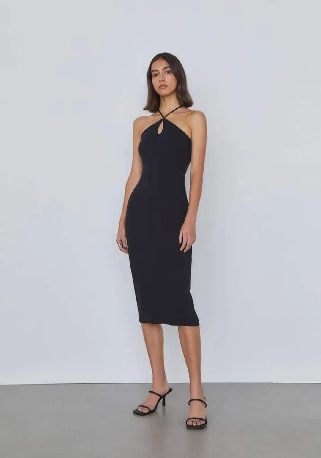 Viktoria and Woods Momentum Dress Black Size 10 for rent on The Volte - main image