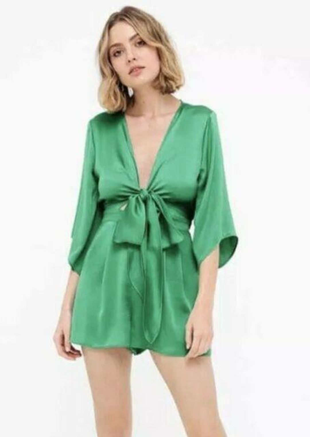 Sheike Provincial Playsuit Green Size 8 for rent on The Volte - main image