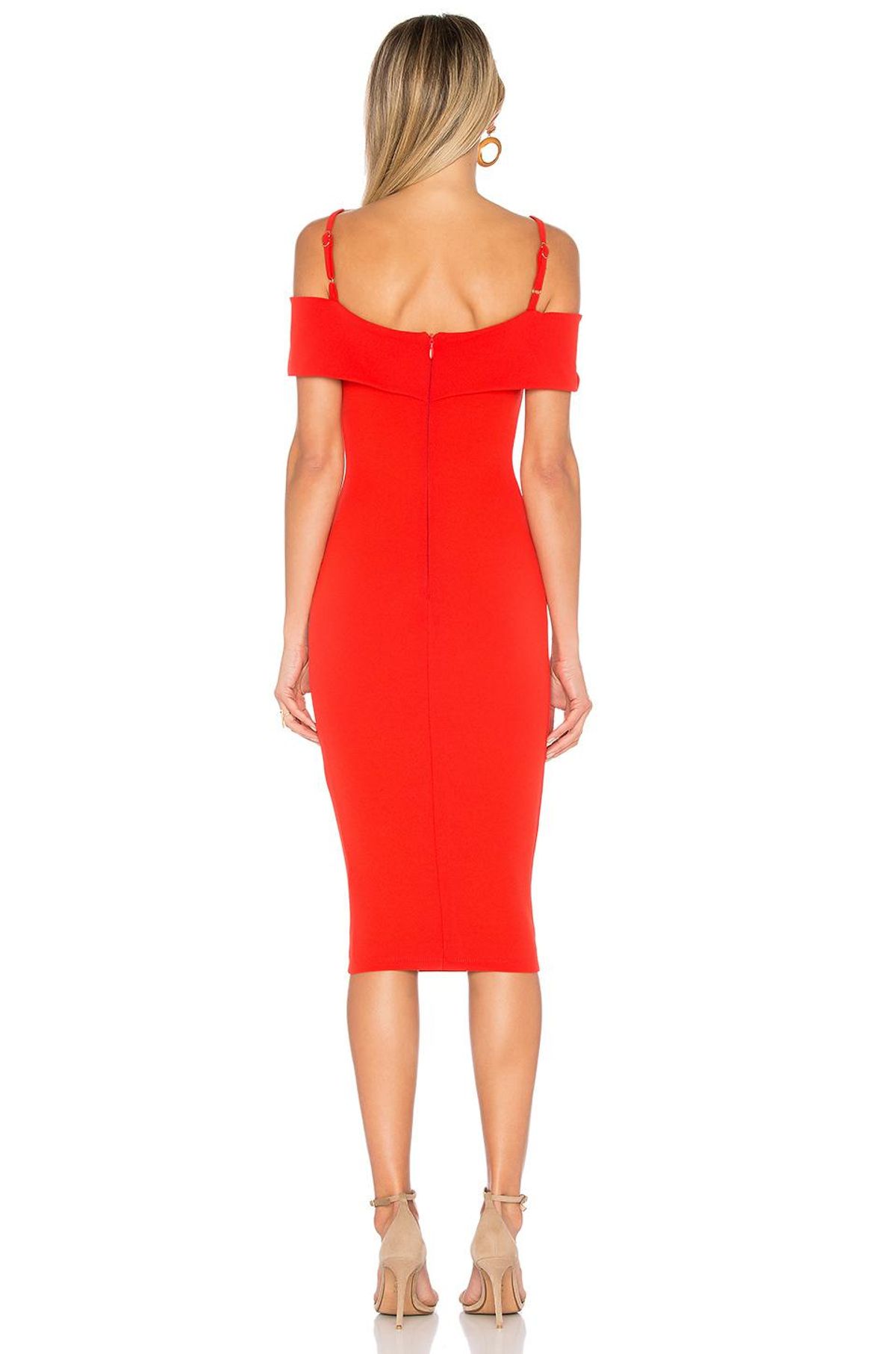 Love Nookie Red Midid dress size 6 - Image 3