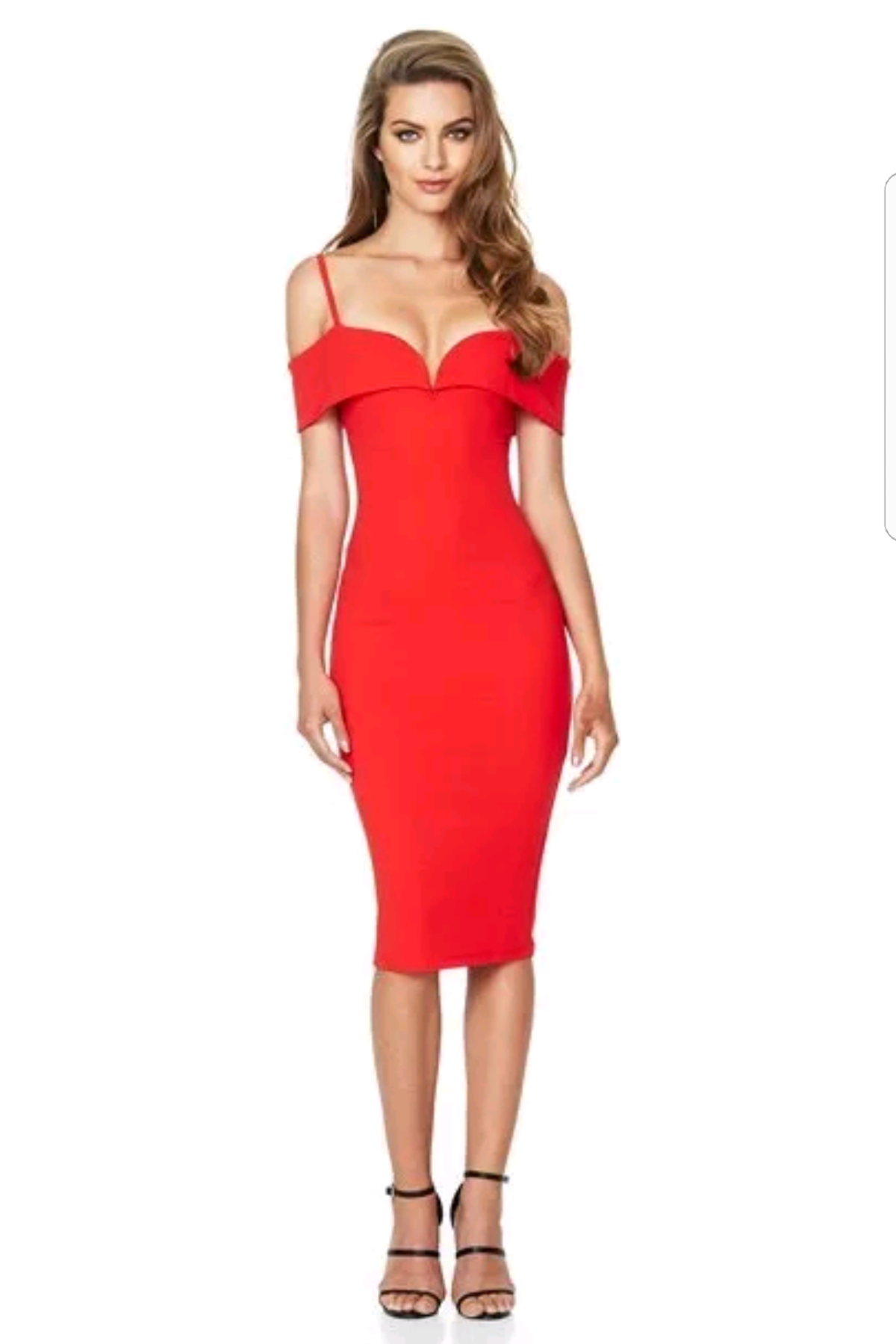 Love Nookie Red Midid dress size 6 - Image 4