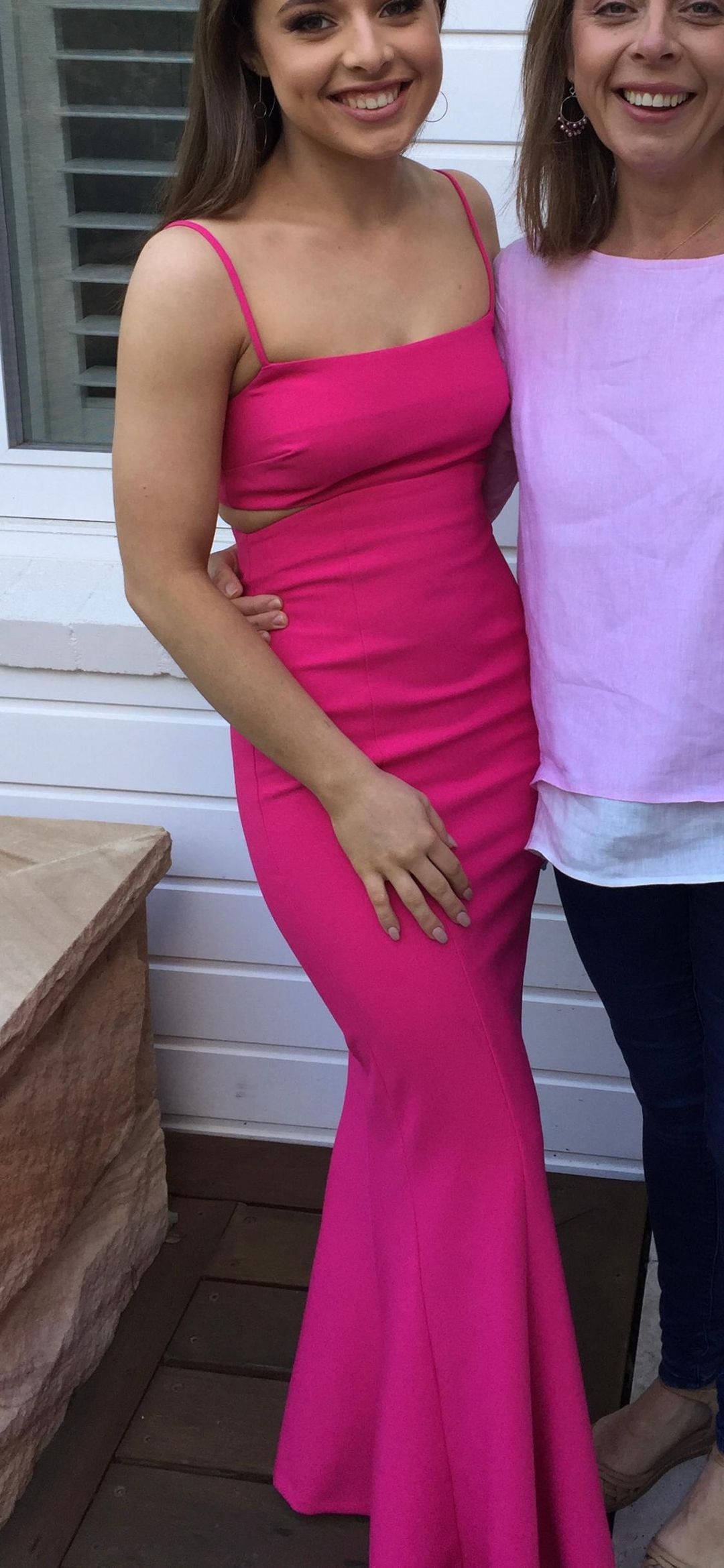 Likely fuchsia Tamarelli Gown size 8 for rent on The Volte - main image