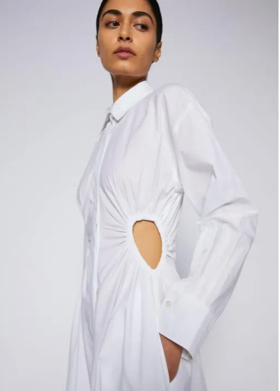 Scanlan Theodore Cotton Cut Out Dress White Size 12  for rent on The Volte - main image