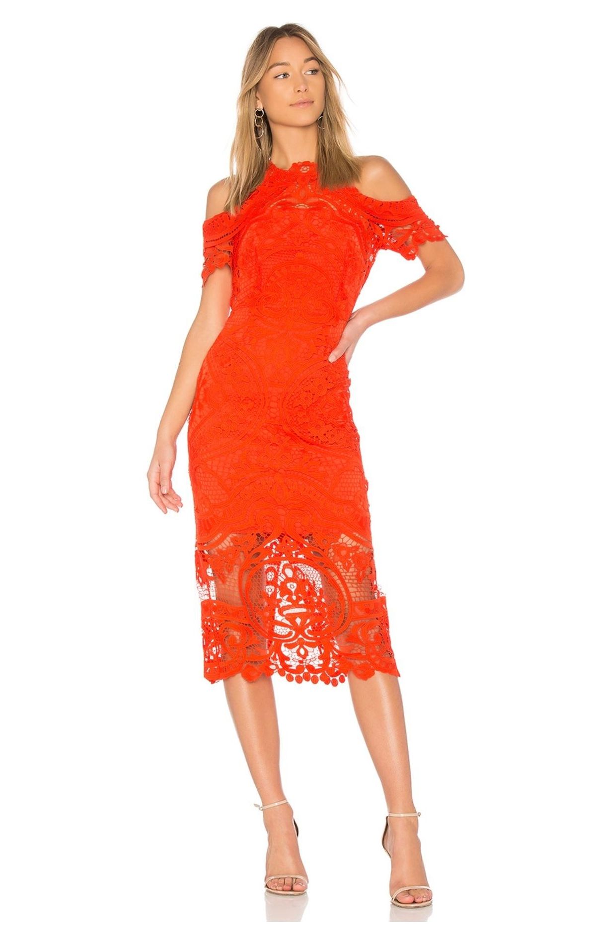 Thurley Bouquet Dress in Mandarin Size 8 - Image 1