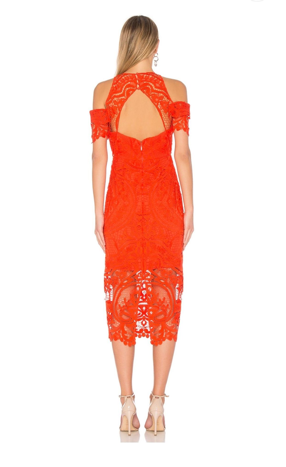 Thurley Bouquet Dress in Mandarin Size 8 - Image 2