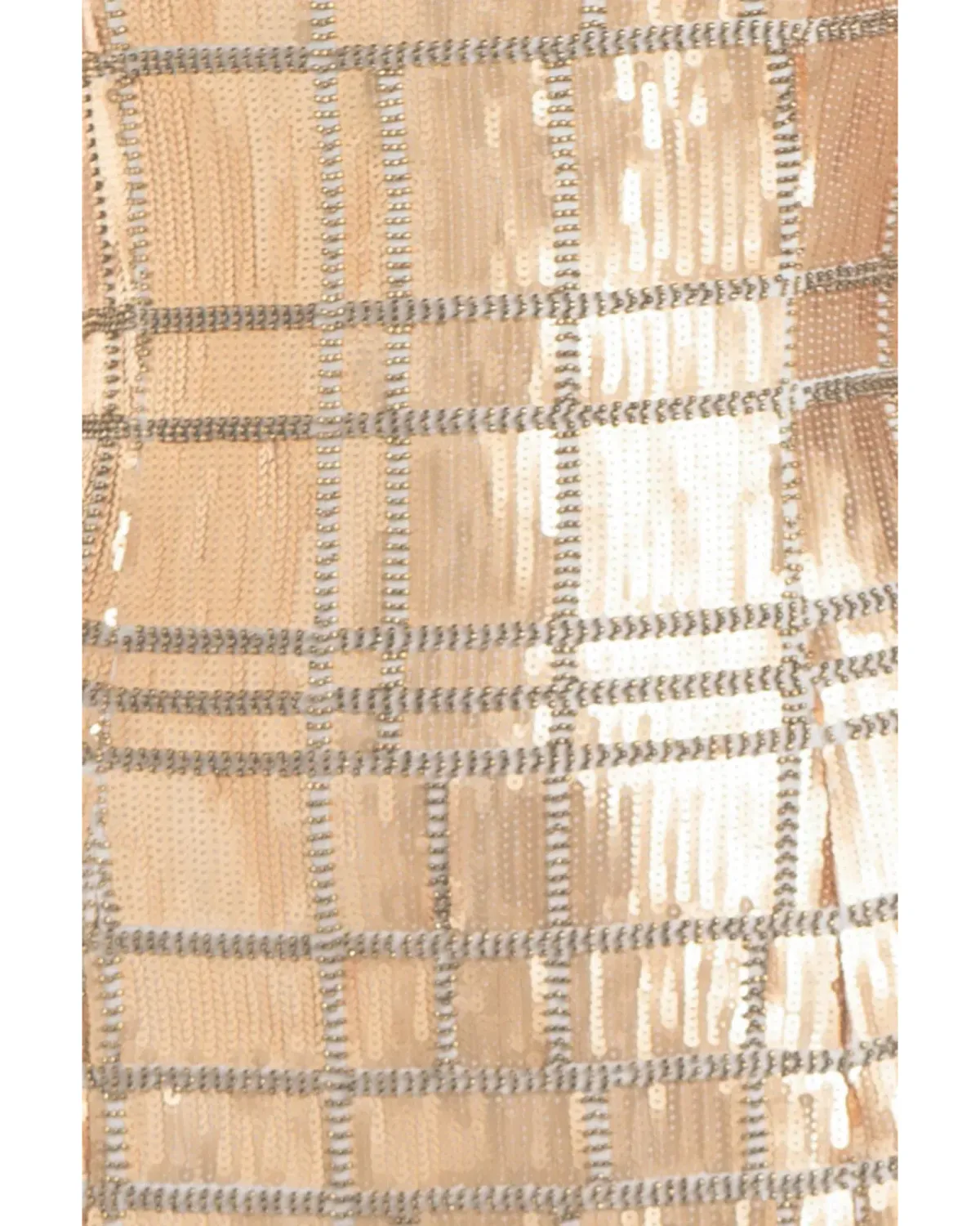 Misha Yvette Dress Gold Sequin Size 10 - Image 3