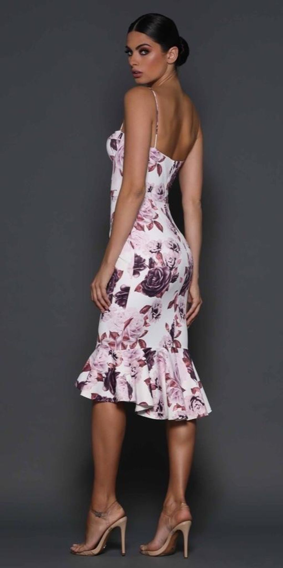 Elle Zeitoune Camelia Floral Dress Size 10  for rent on The Volte - main image