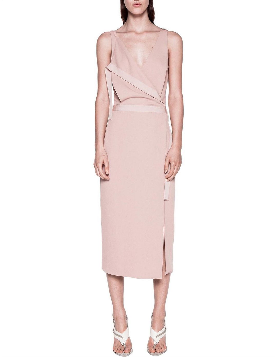 Dion Lee Whitewash Utility Dress Size 8 for rent on The Volte - main image