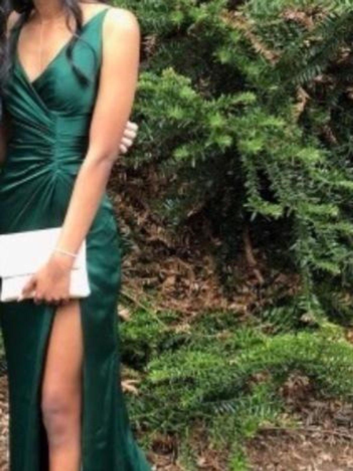 Portia & Scarlett Hugo Gown Emerald Green Size 2  - Image 4