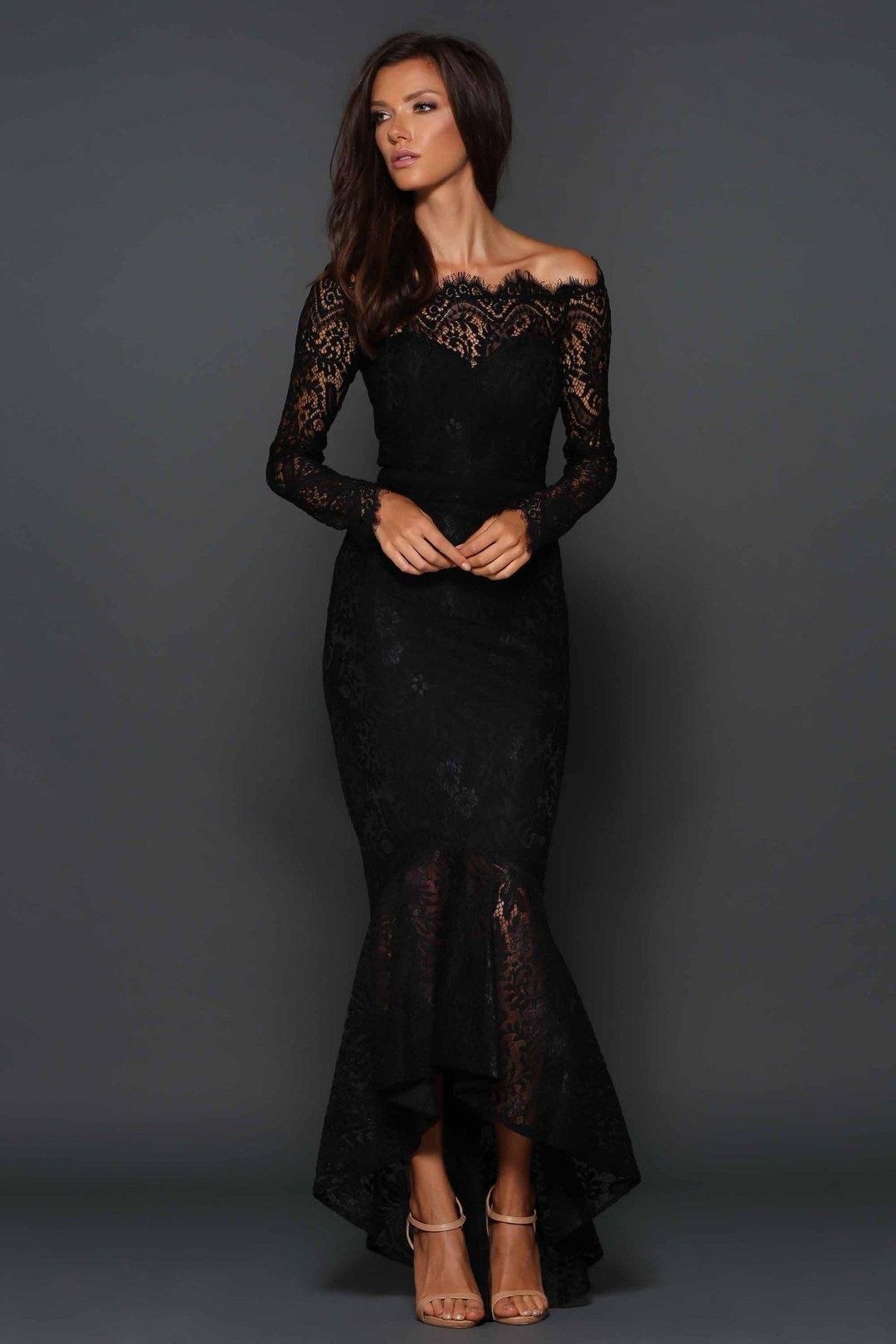 Elle Zeitoune  Marchesa Black Size 8 for rent on The Volte - main image