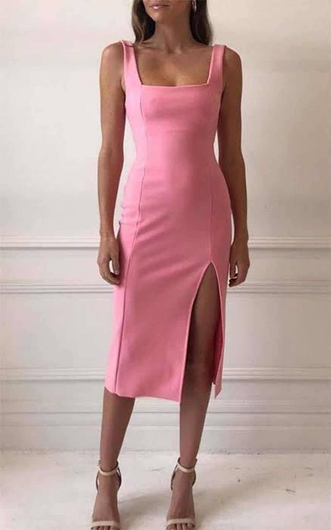 Bec & Bridge Hibiscus Island Dress Pink size 8 for rent on The Volte - main image