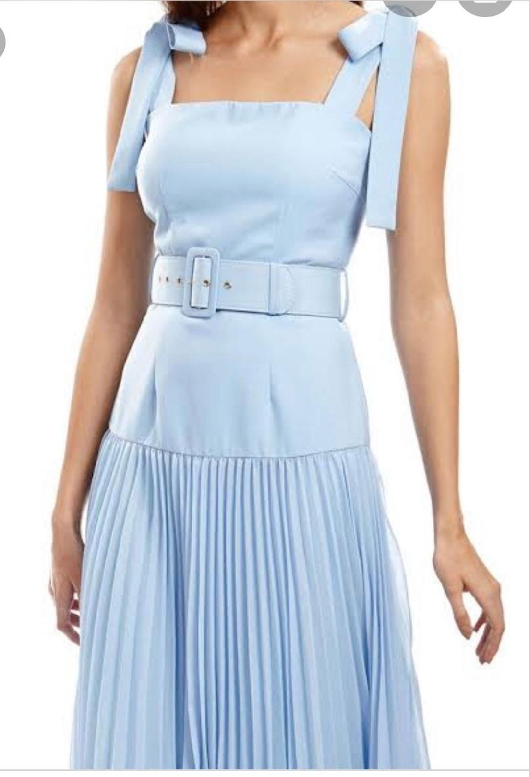 Georgy collection blue adele dress size 12 for rent on The Volte - main image