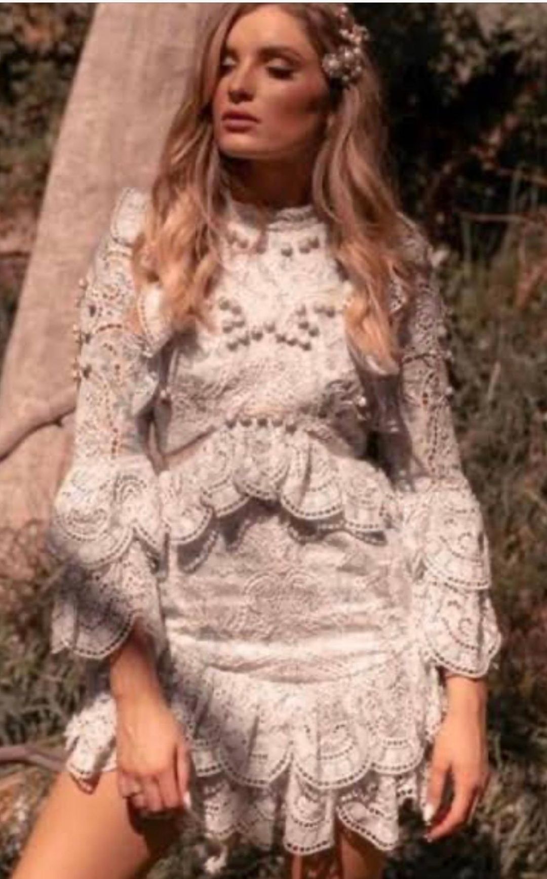 Thurley flutter dress size 8 for rent on The Volte - main image