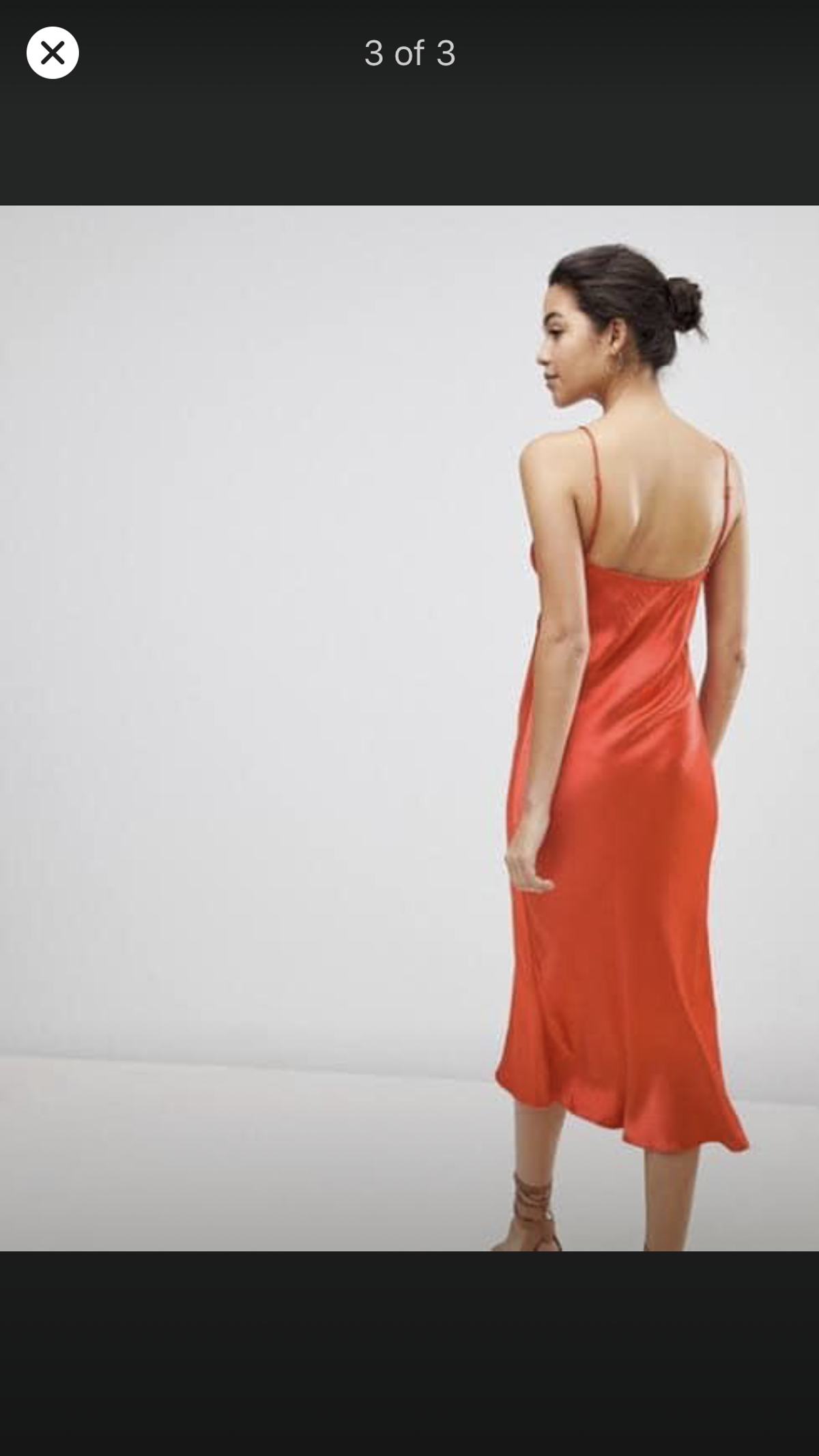 Bec and bridge shine midi cami dress red size 12 - Image 1