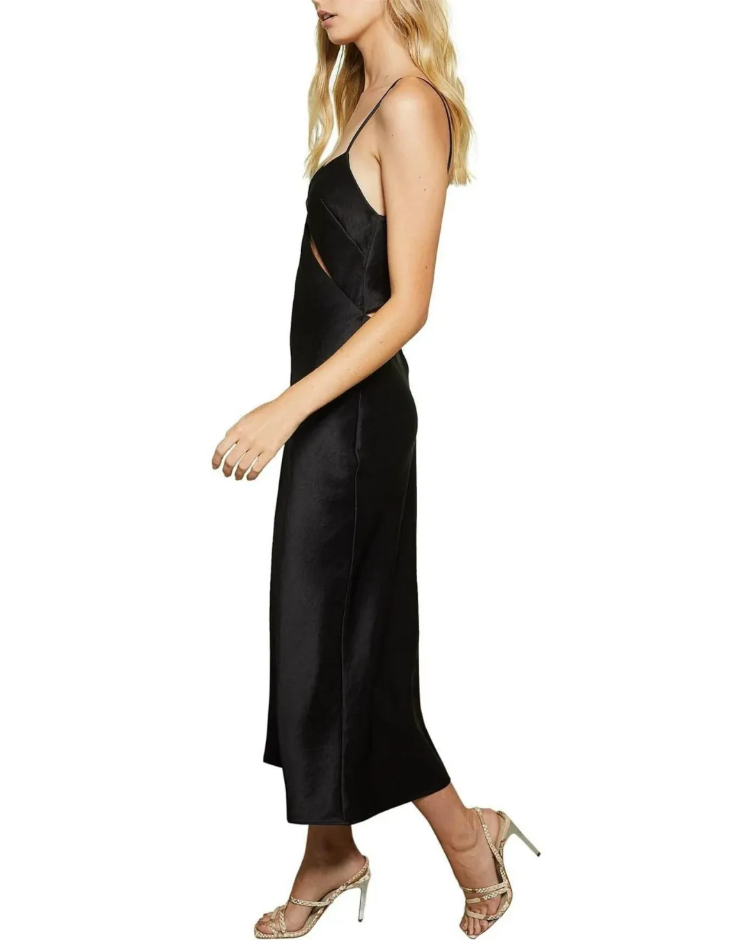 Bec & Bridge Mila Midi Dress Black Size AU 8 for rent on The Volte - main image