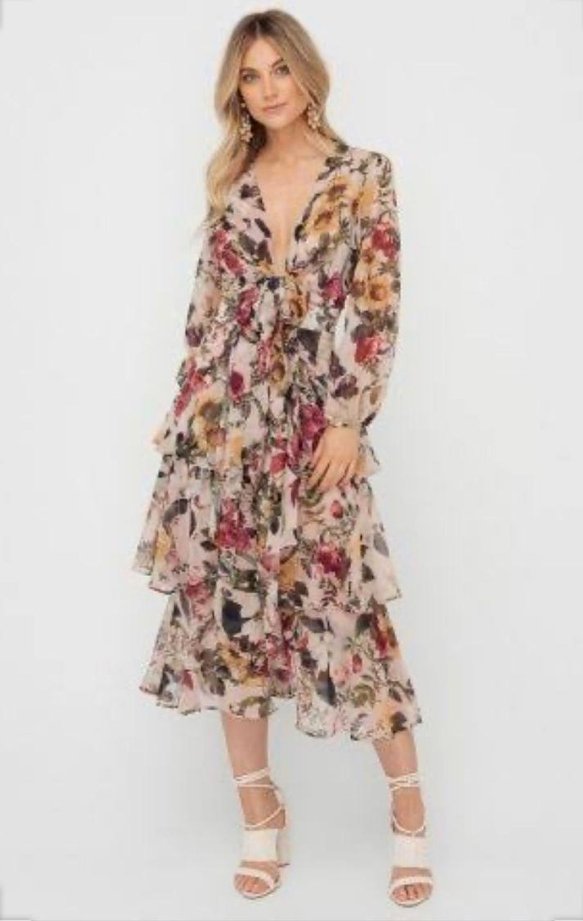 Sheike floral tier dress - Image 1