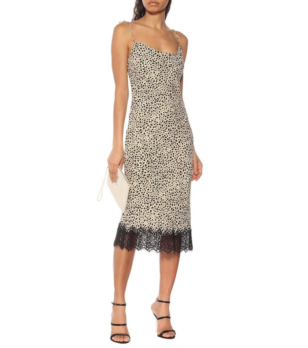 Rebecca Vallance Anya Slip Midi Dress Print Size 8 - Image 1