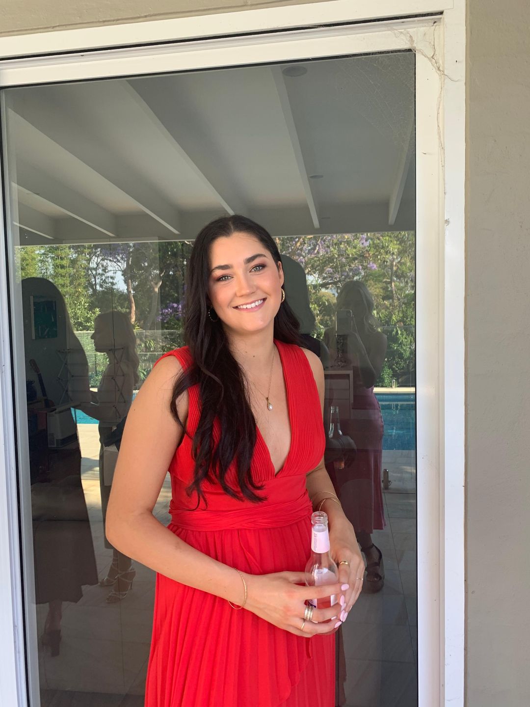 Talulah Sugar and spice red hot midi dress size 10 for rent on The Volte - main image