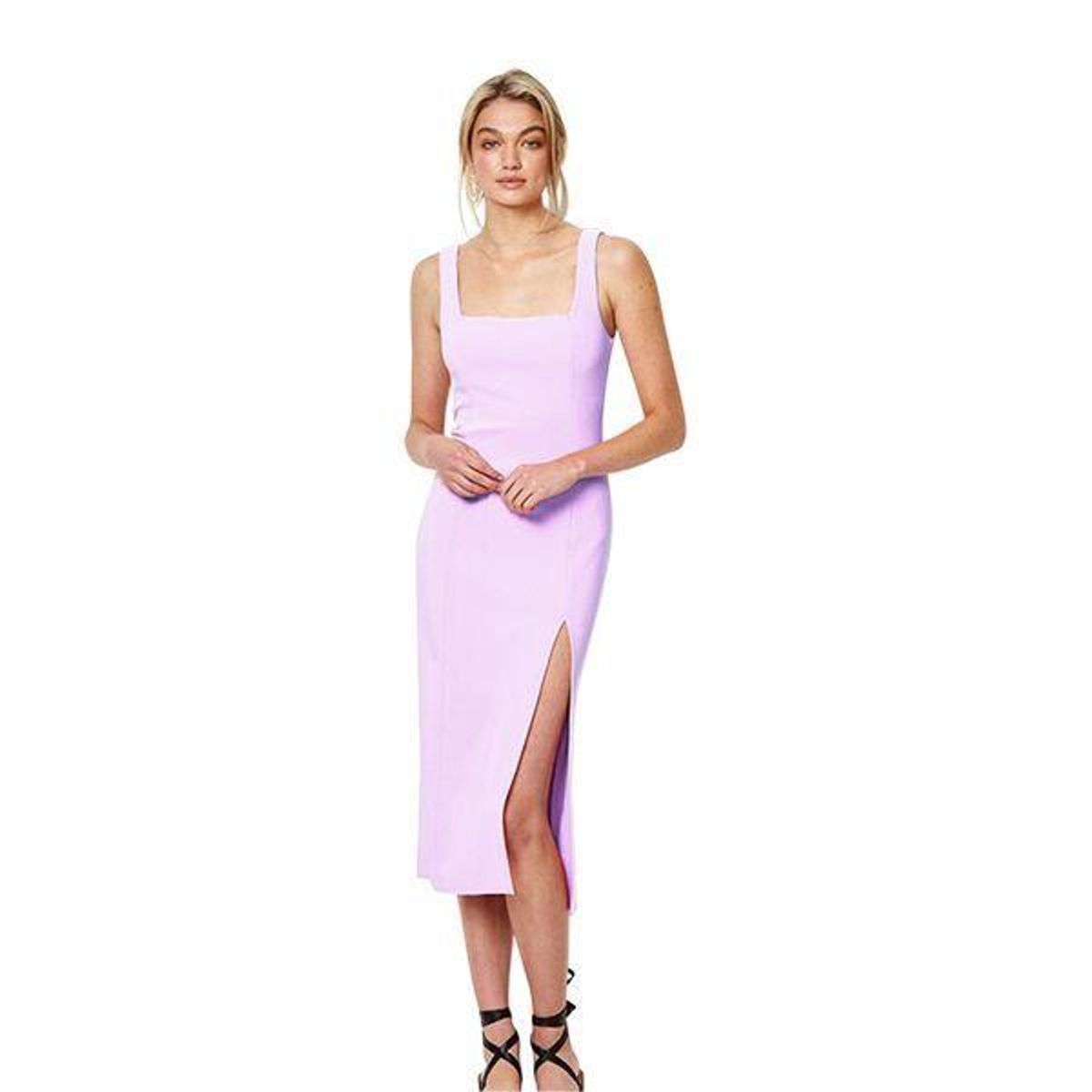 Bec and Bridge Hibiscus Islands Lavender Midi Sz 6 - Image 1