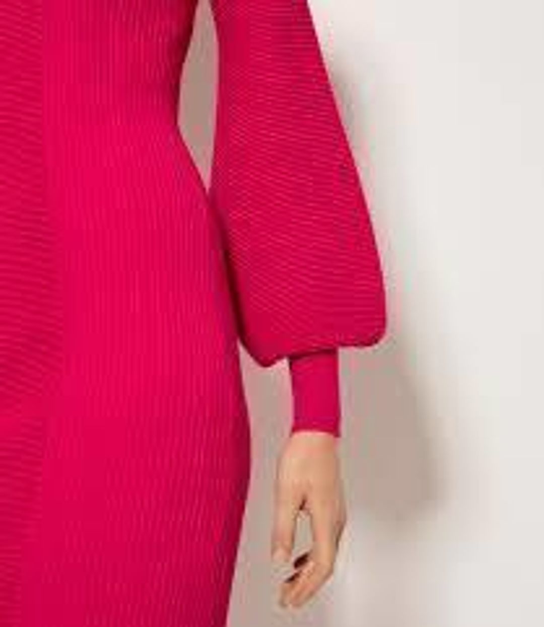 Karen Millen Pink Knitwear BELL SLEEVE KNIT DRESS for rent on The Volte - main image