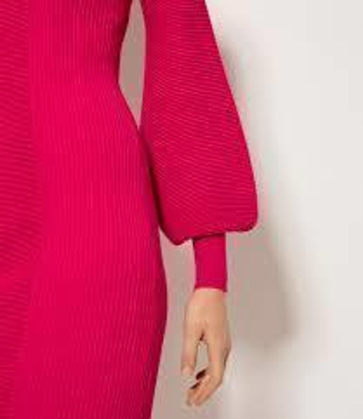 Karen Millen Pink Knitwear BELL SLEEVE KNIT DRESS - Image 2