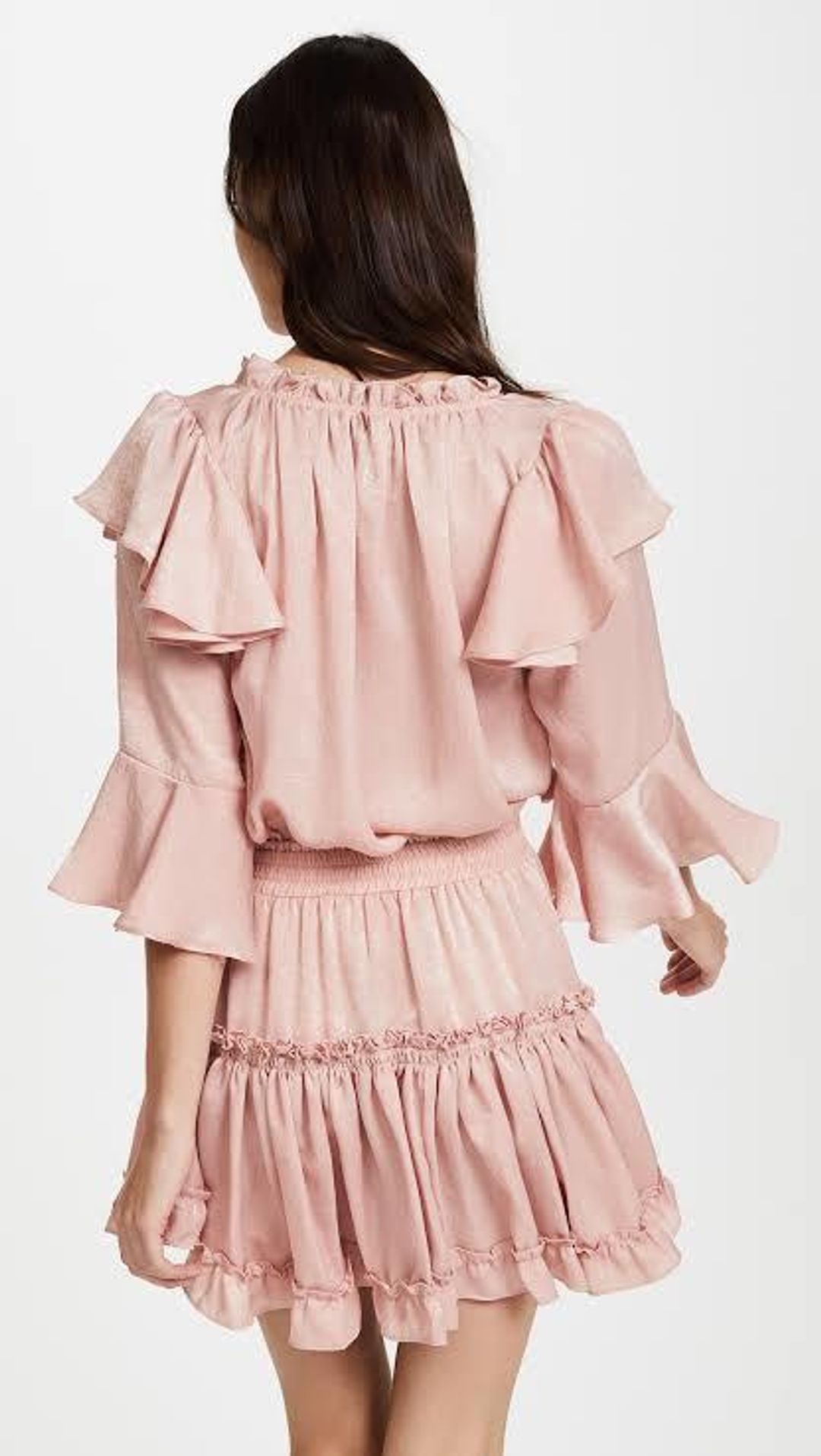 Misa Los Angeles Aliz Dress Mauve Pink Size AU 6 for rent on The Volte - main image