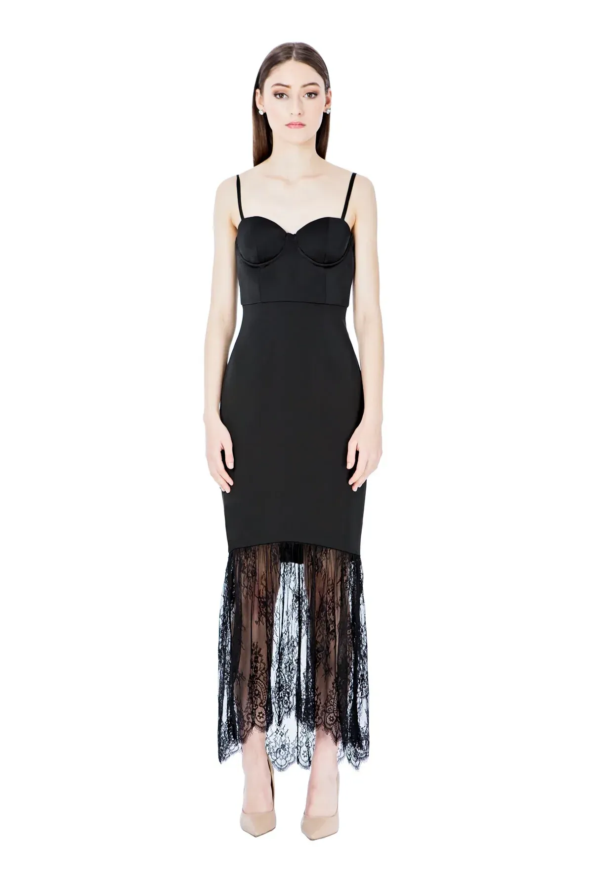 Georgy Collection Isabella Gown Black Size 10 - Image 1