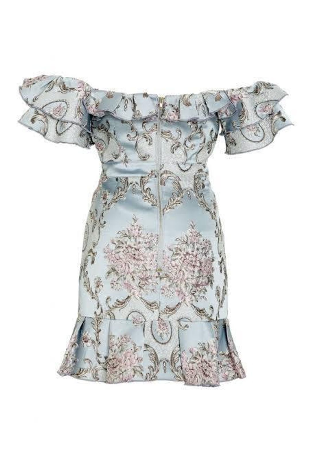 We Are Kindred Mollie Off Shoulder Mini Dress Print Size AU 10 / M for rent on The Volte - main image
