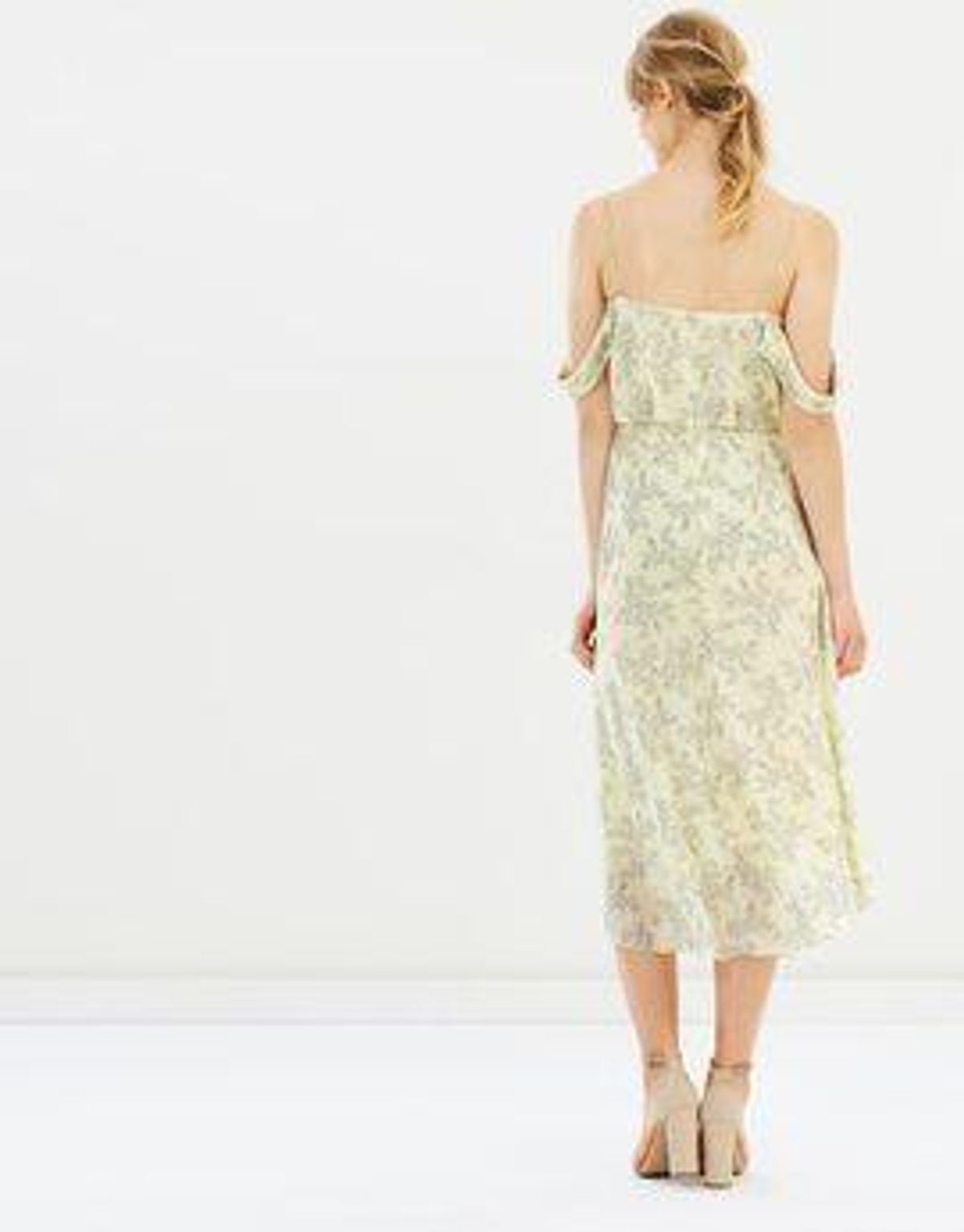 Camilla and Marc Lucia Midi Dress Print White Size 14 - Image 4