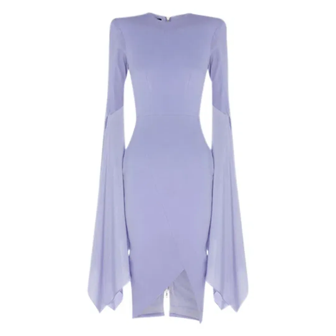 Alex Perry Cara Dress Purple Size 6 for rent on The Volte - main image