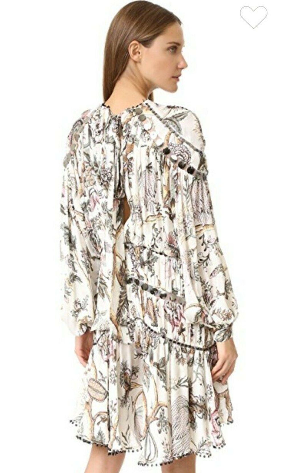 Zimmermann Karmic Aura Mirror Mini Dress, Size 0 (AU 8) for rent on The Volte - main image