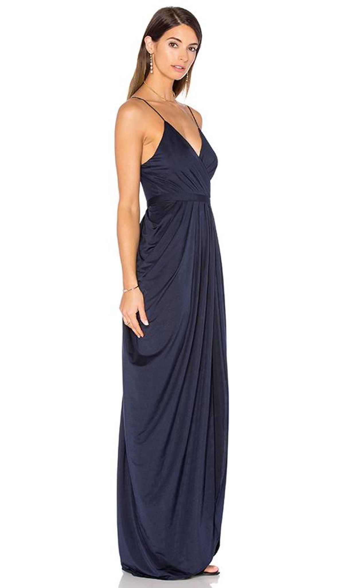 Elle Zeitoune Susanna Maxi Dress Navy Size 8 - Image 3