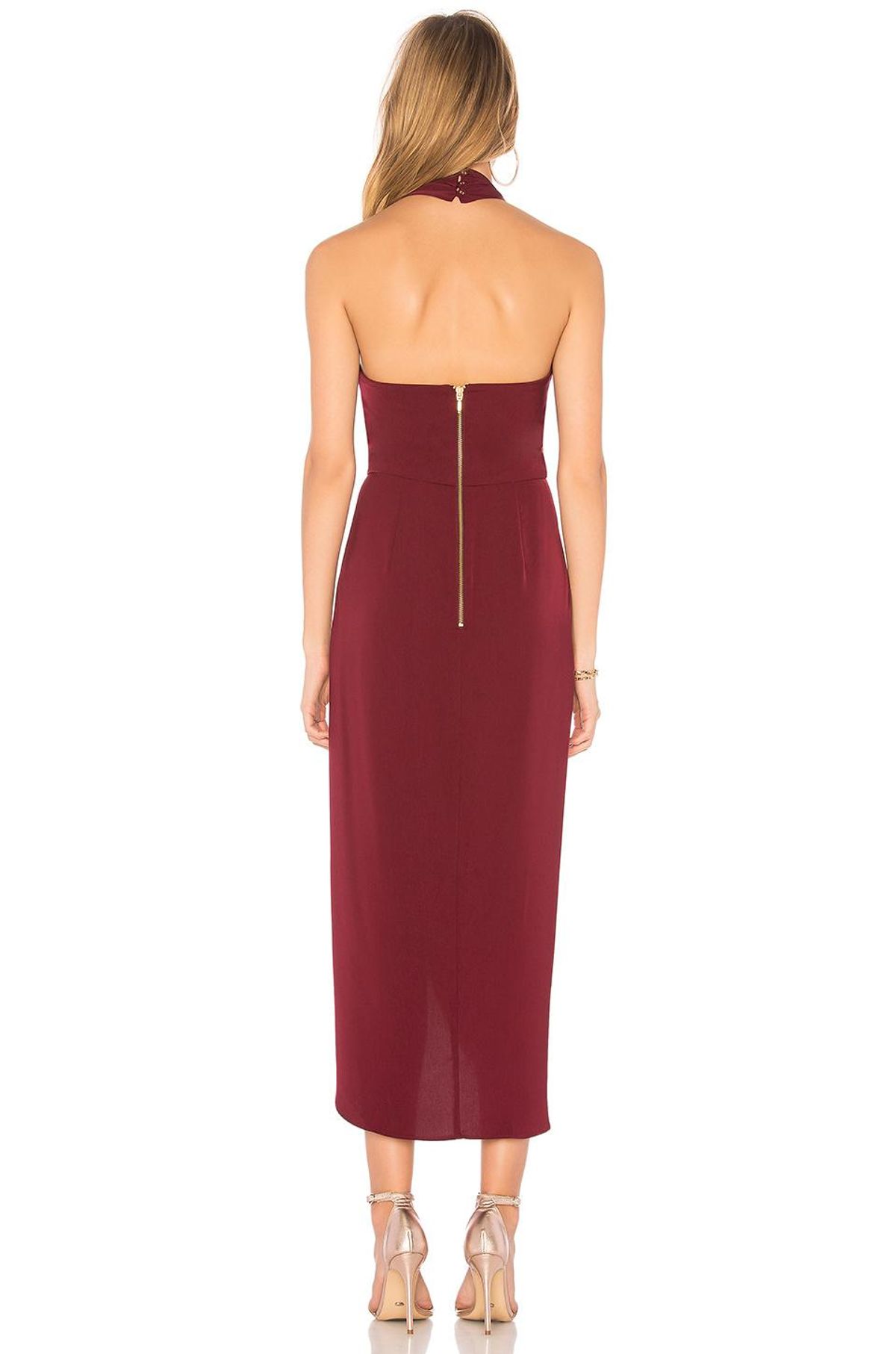 Shone Joy  - Core Knot Draped Dress - Image 2