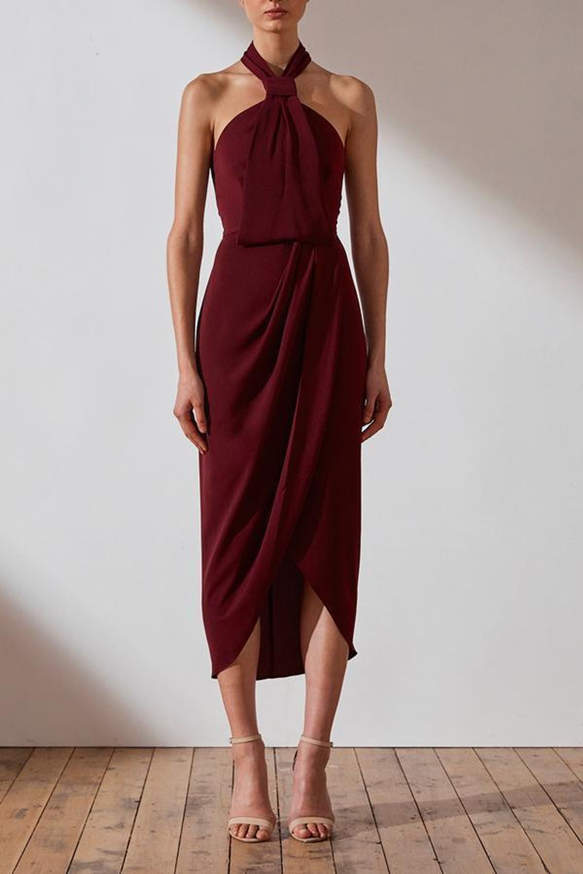 Shone Joy  - Core Knot Draped Dress - Image 1