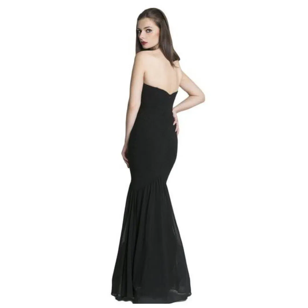 Sheike Elite Maxi Dress Black Size 6 for rent on The Volte - main image