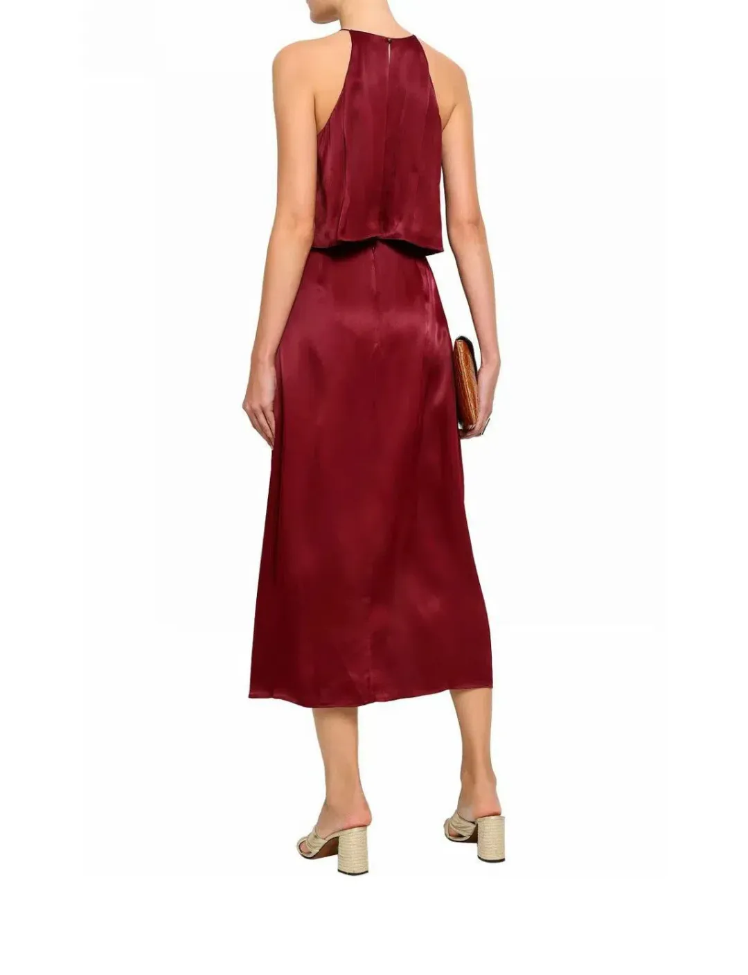Zimmermann Swing Picnic Dress Burgundy Size 2 / Au 12 for rent on The Volte - main image