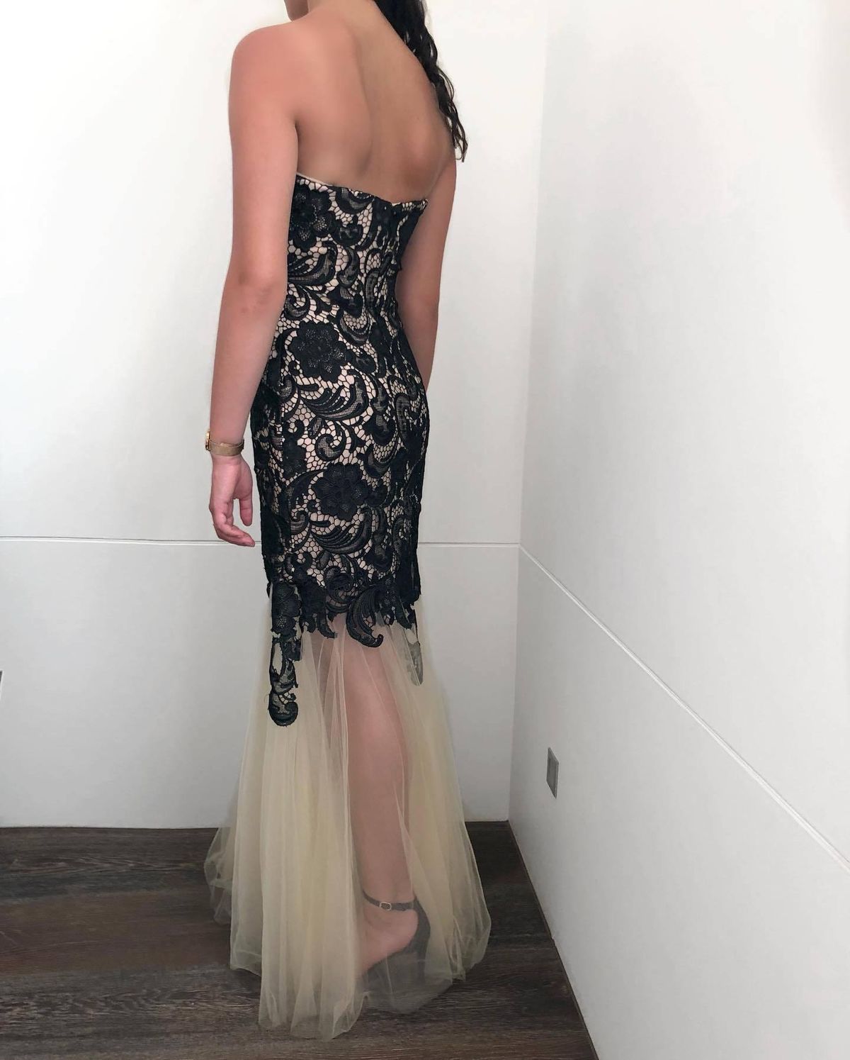 George Sheer Lace Dress  Size 8 - Image 2